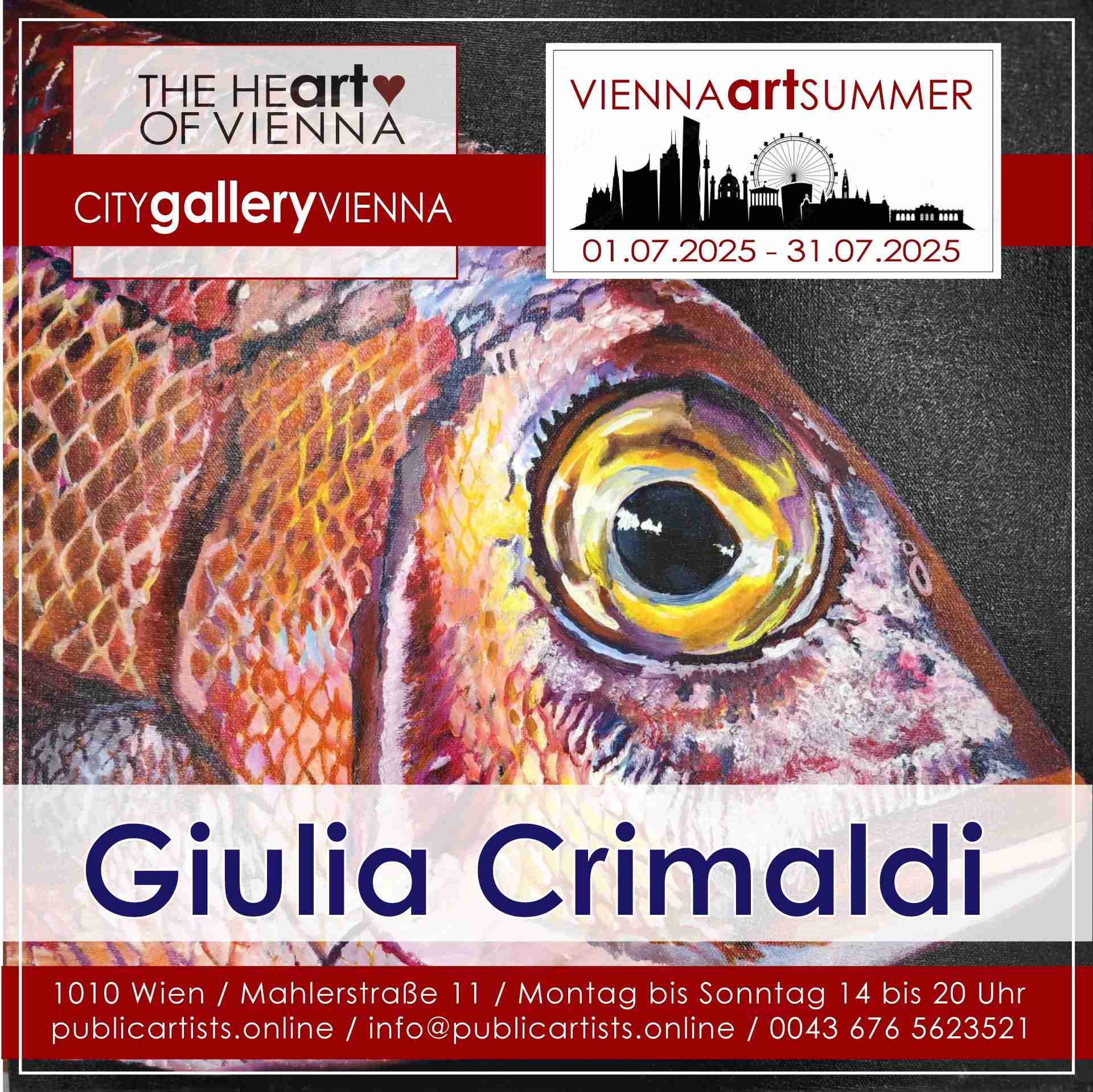 Giulia Crimaldi at VIENNA ART SUMMER 2025