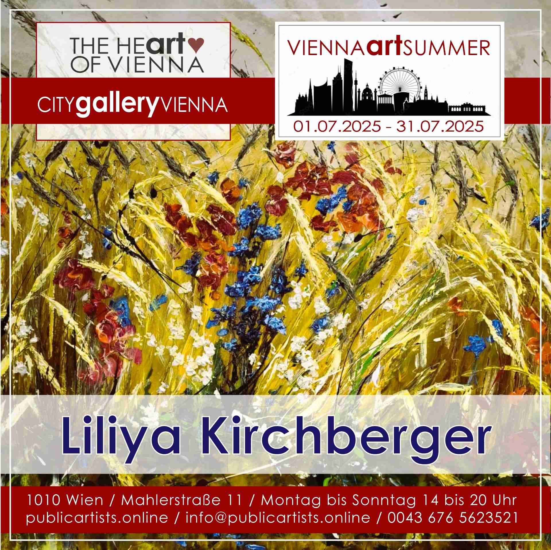 Liliya Kirchberger at VIENNA ART SUMMER 2025