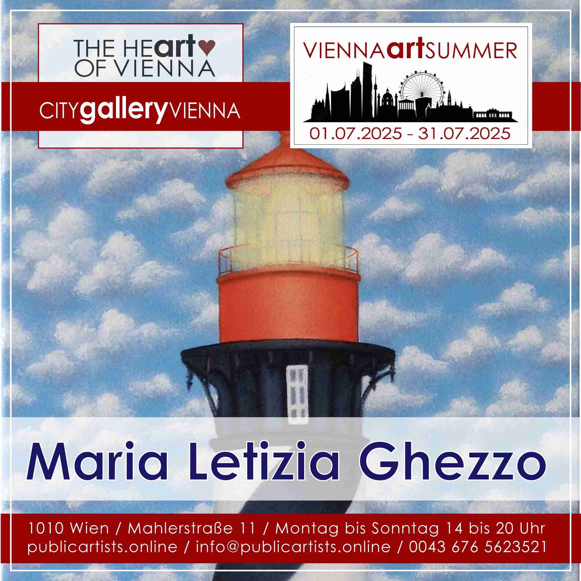 Maria Letizia Ghezzo a VIENNA ART SUMMER 2025 kiállításon