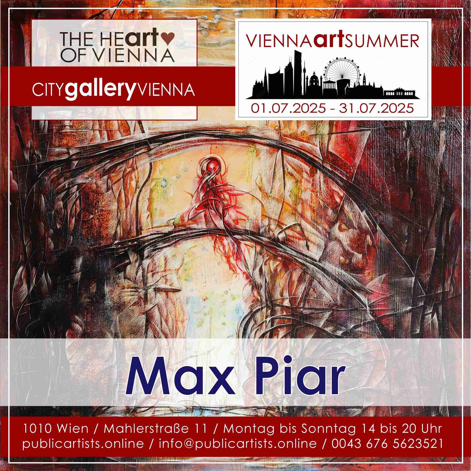 Макс Пиар на VIENNA ART SUMMER 2025