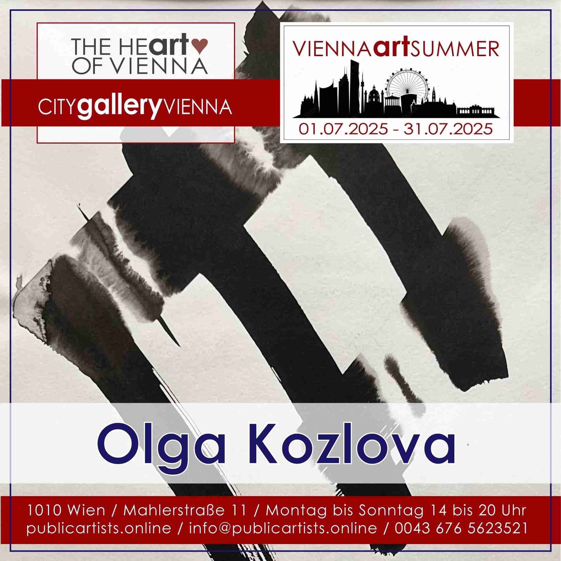 Olga Kozlova VIENNA ART SUMMER 2025'te