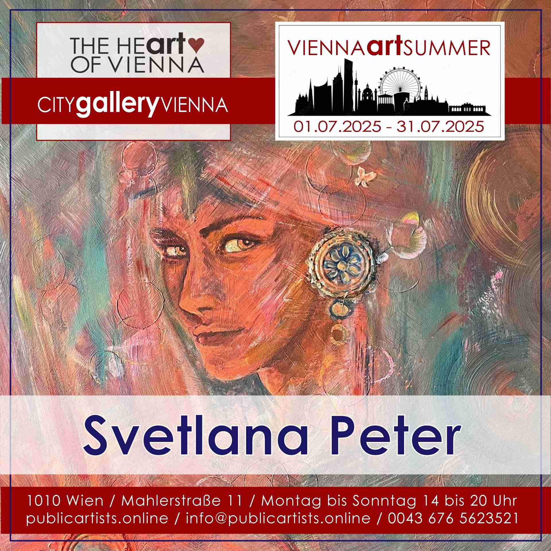 Svetlana Peter at VIENNA ART SUMMER 2025