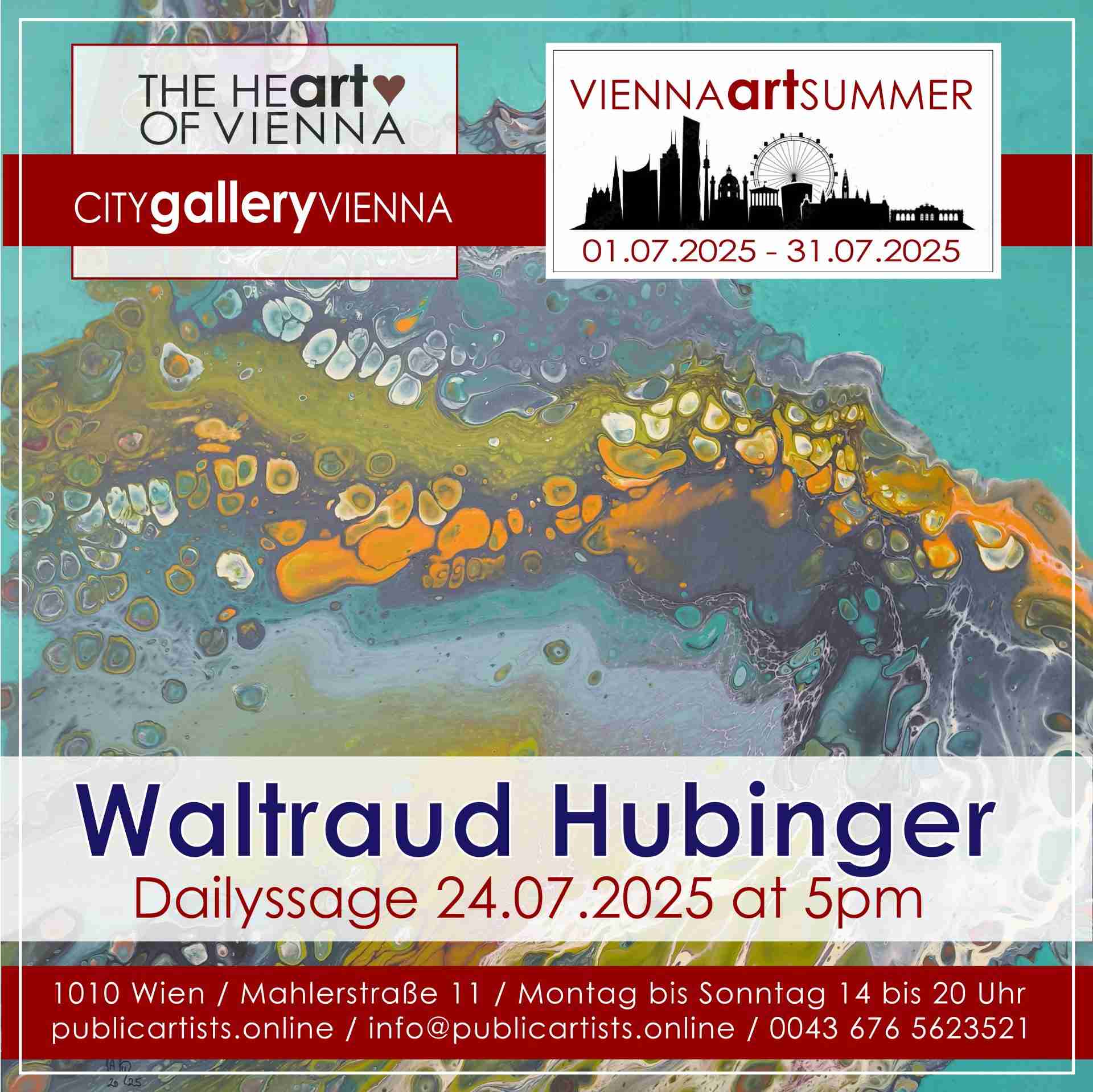Waltraud Hubinger na VIENNA ART SUMMER 2025