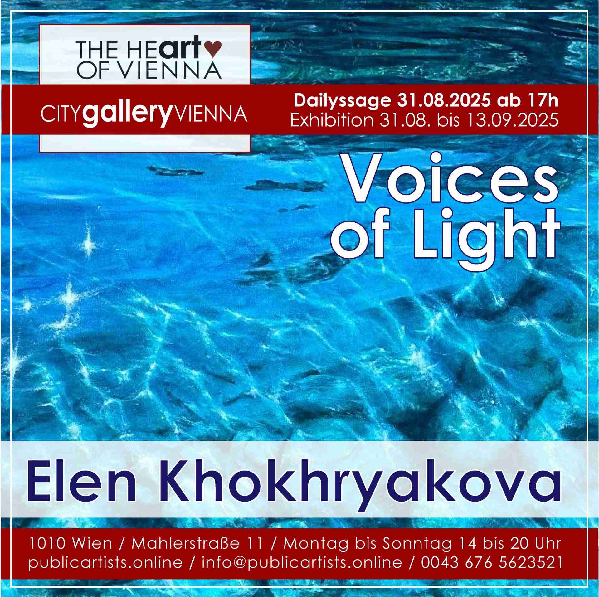 Elen Khokhryakova a CITYgalleryVIENNA-ban