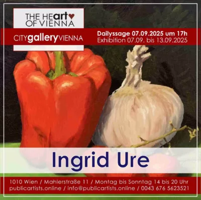 Ingrid Ure in the CITYgalleryVIENNA