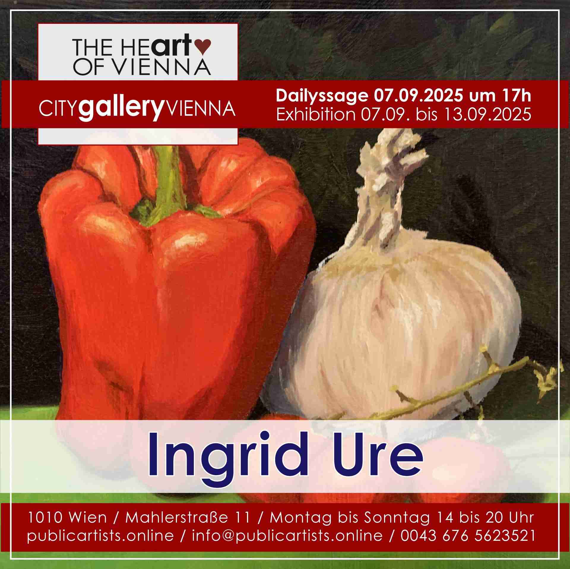 Ingrid Ure nella CITYgalleryVIENNA