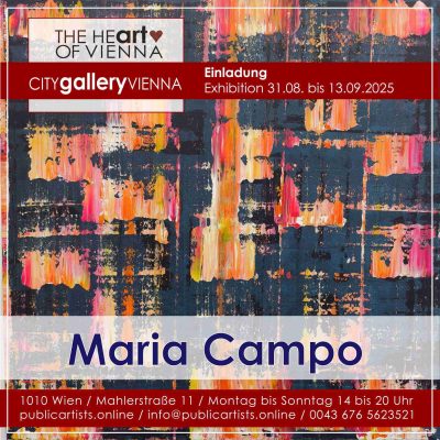 Maria Campo in der CITYgalleryVIENNA