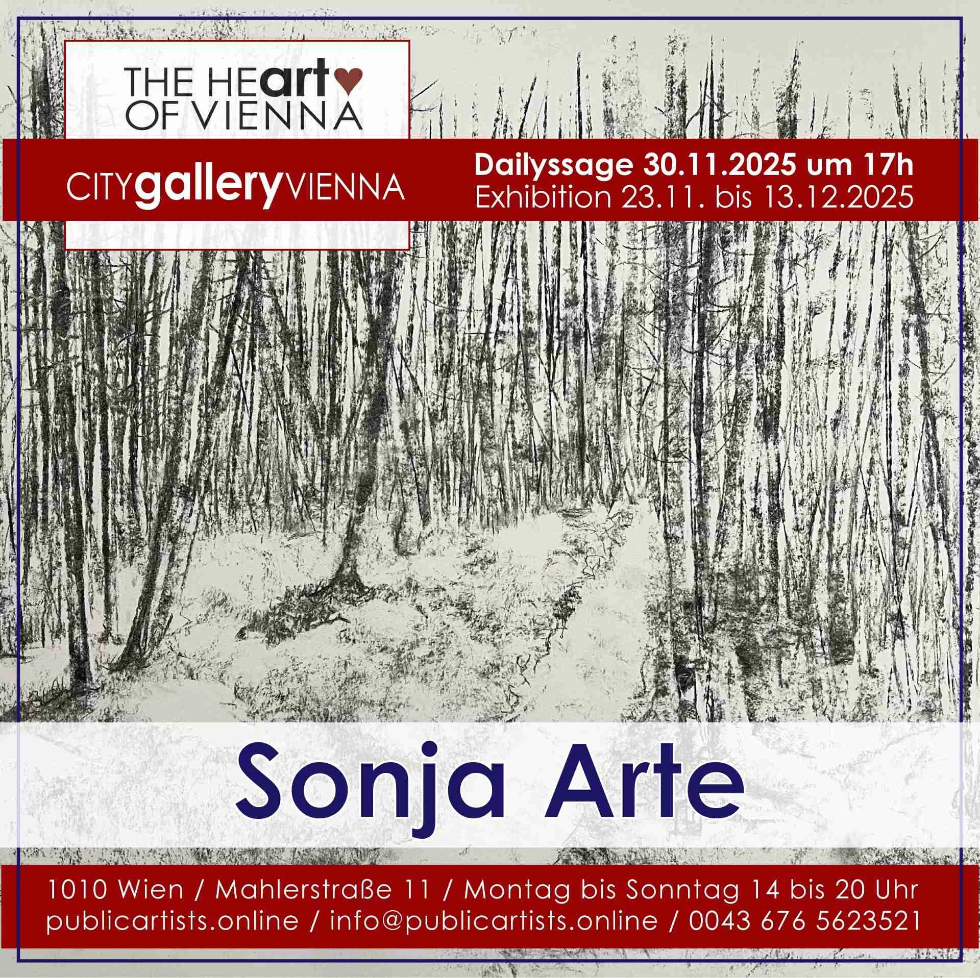 Sonja Arte in the CITYgalleryVIENNA