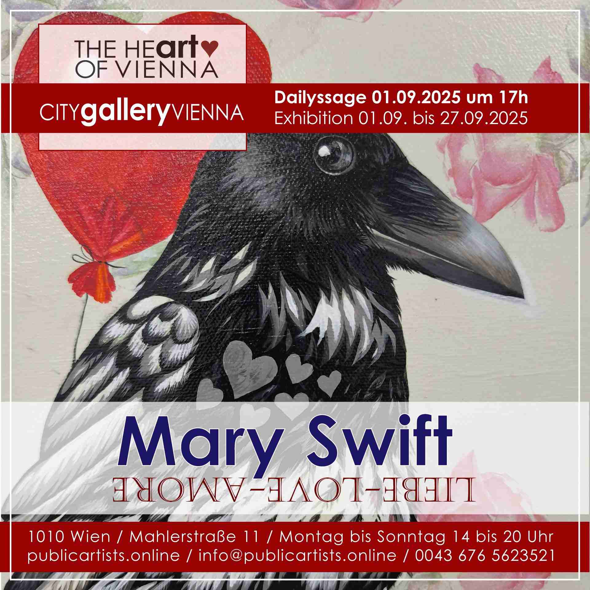 Mary Swift zeigt LIEBE-LOVE-AMORE