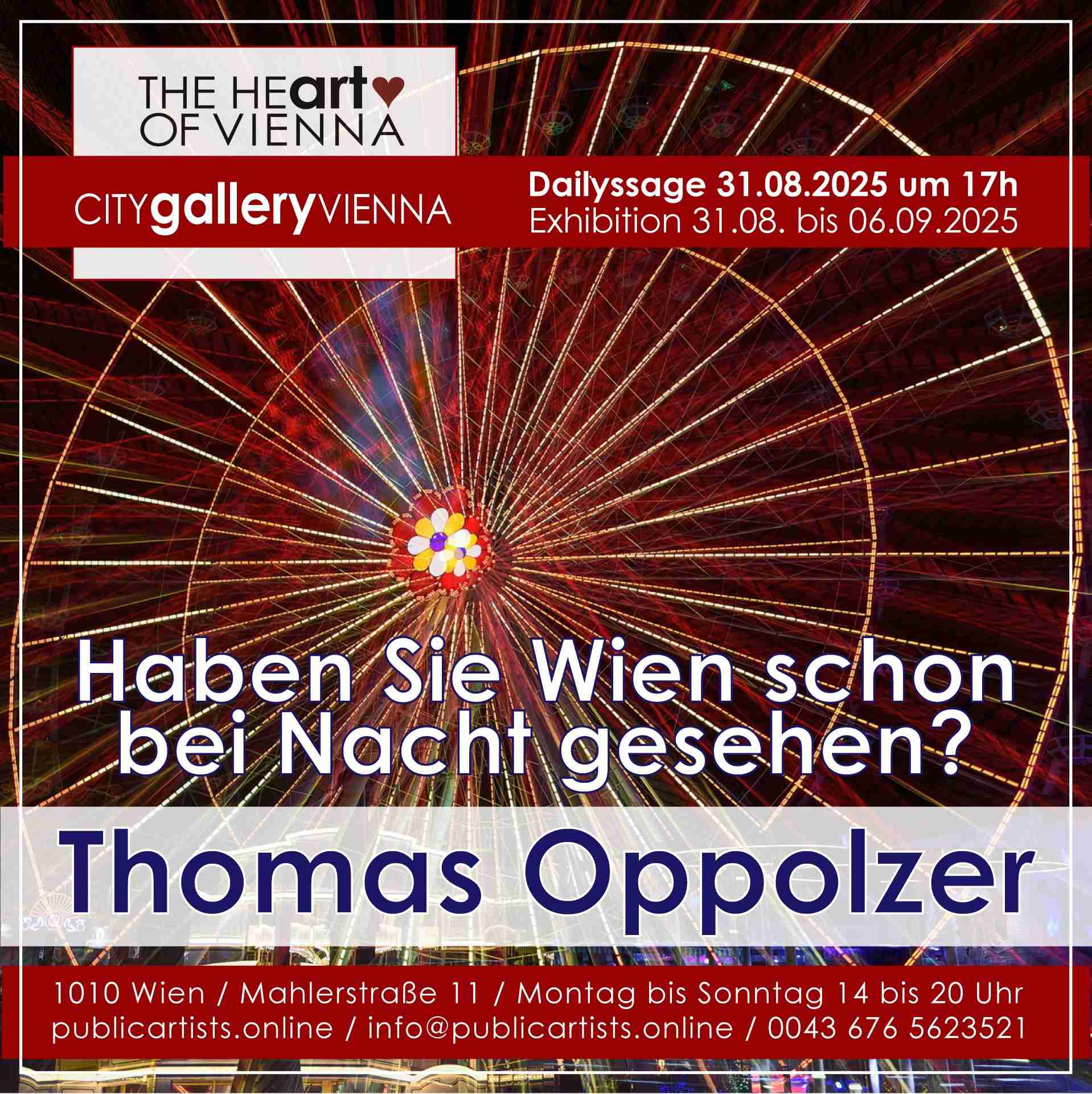 Thomas Oppolzer bemutatja a HAVE YOU SEEN VIENNA AT NIGHT?