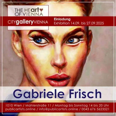 Gabriele Frisch in the CITYgalleryVIENNA