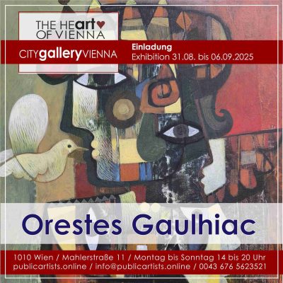 Orestes Gaulhiac in der CITYgalleryVIENNA