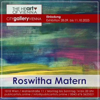 Roswitha Matern in der CITYgalleryVIENNA