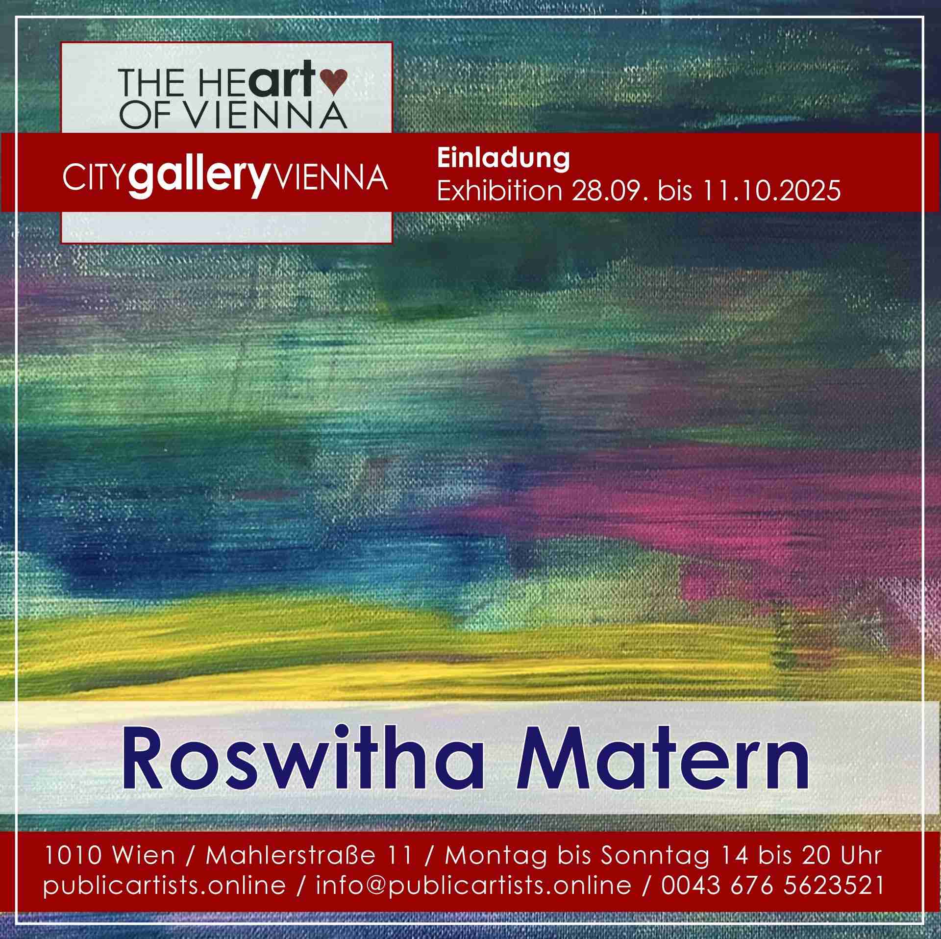 Roswitha Matern in the CITYgalleryVIENNA