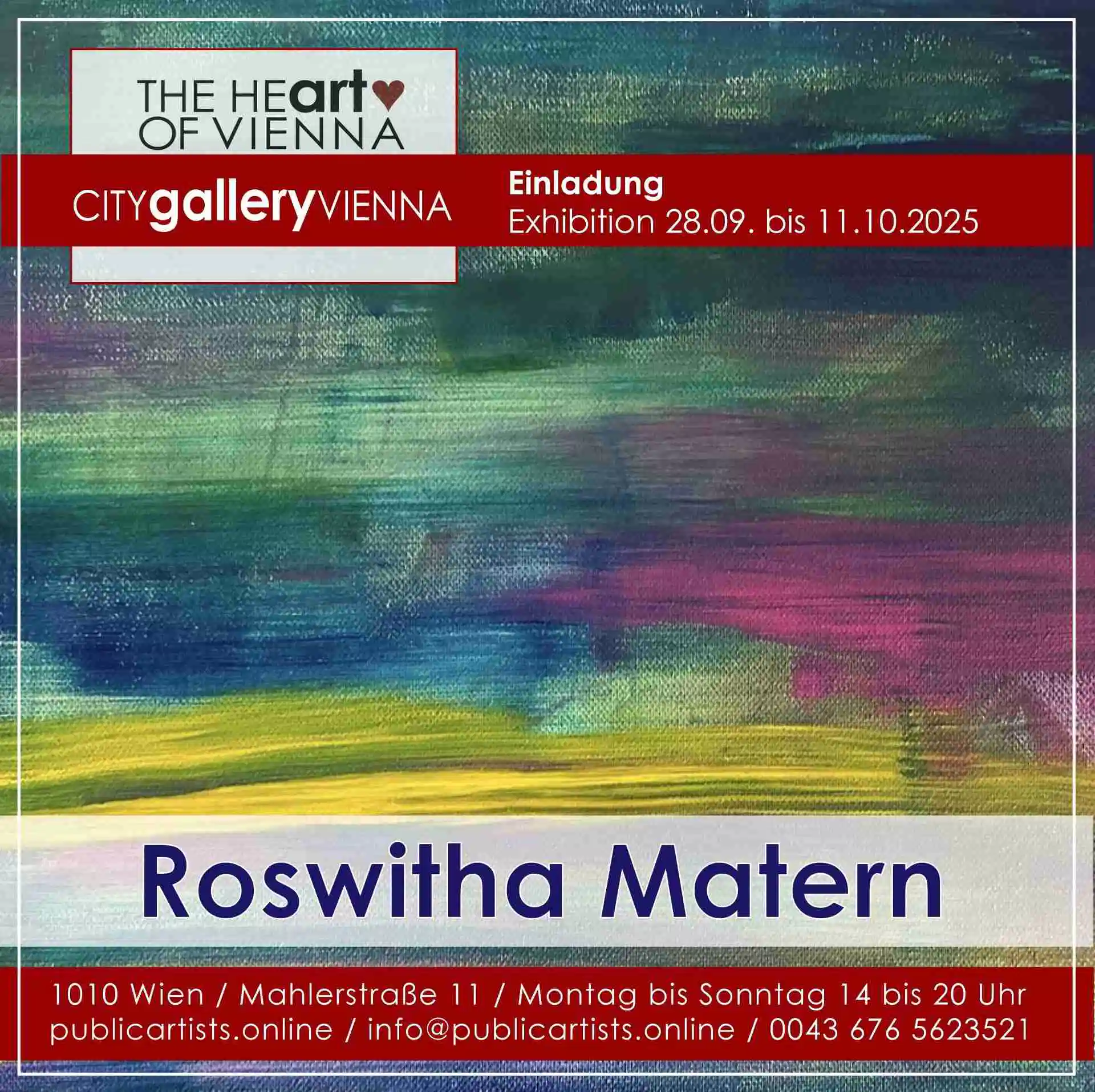 Roswitha Matern nella CITYgalleryVIENNA