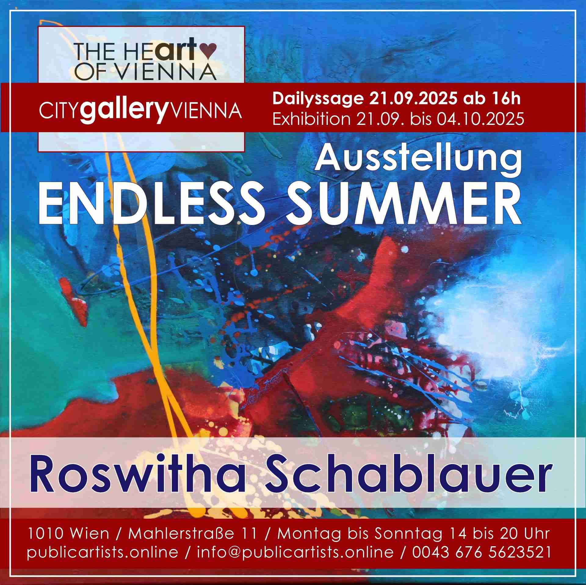 Roswitha Schablauer in der CITYgalleryVIENNA