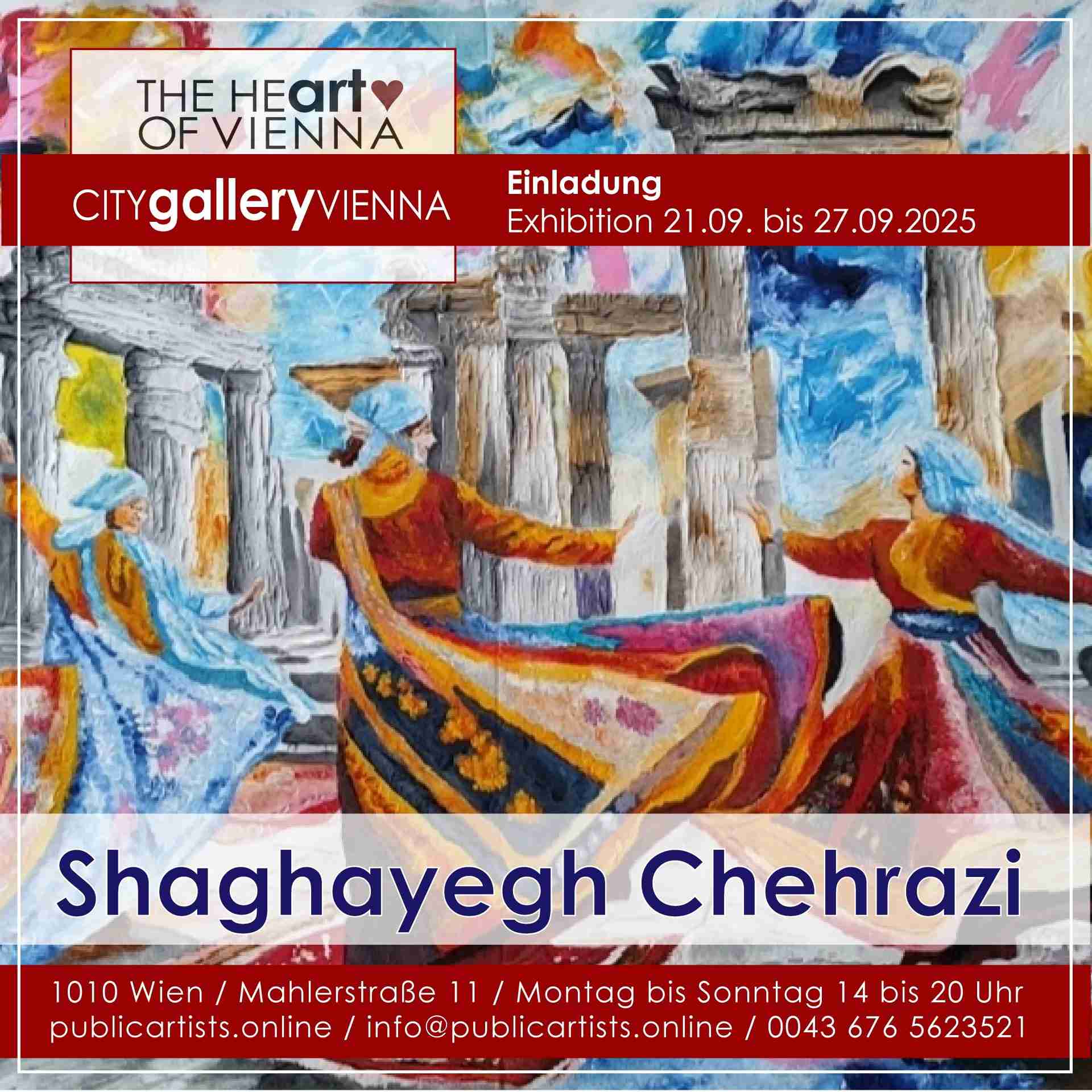 Shaghayegh Chehrazi nella CITYgalleryVIENNA