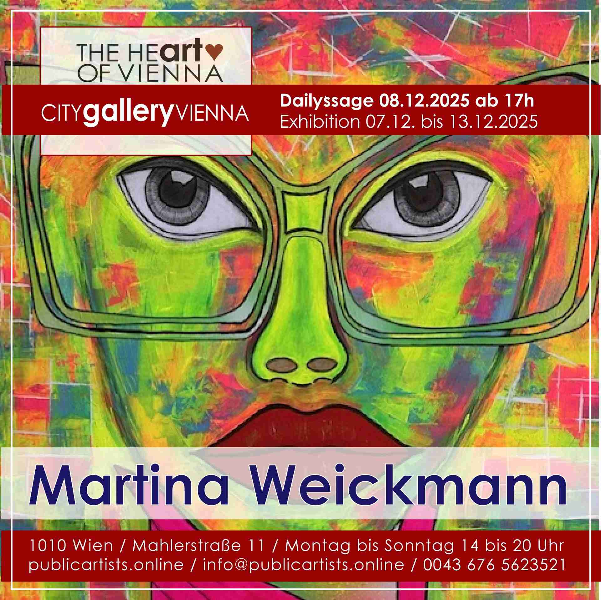 Martina Weickmann in der CITYgalleryVIENNA
