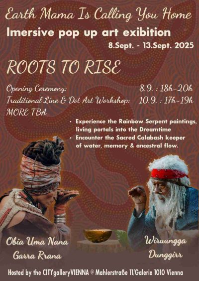 „ROOTS TO RISE“ in der CITYgalleryVIENNA