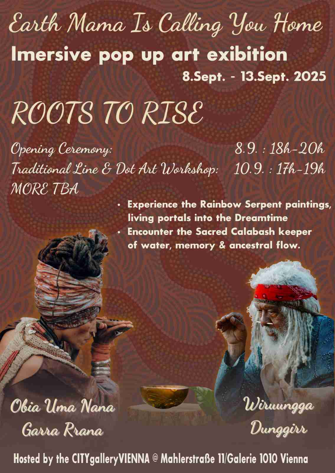 „ROOTS TO RISE“ in der CITYgalleryVIENNA