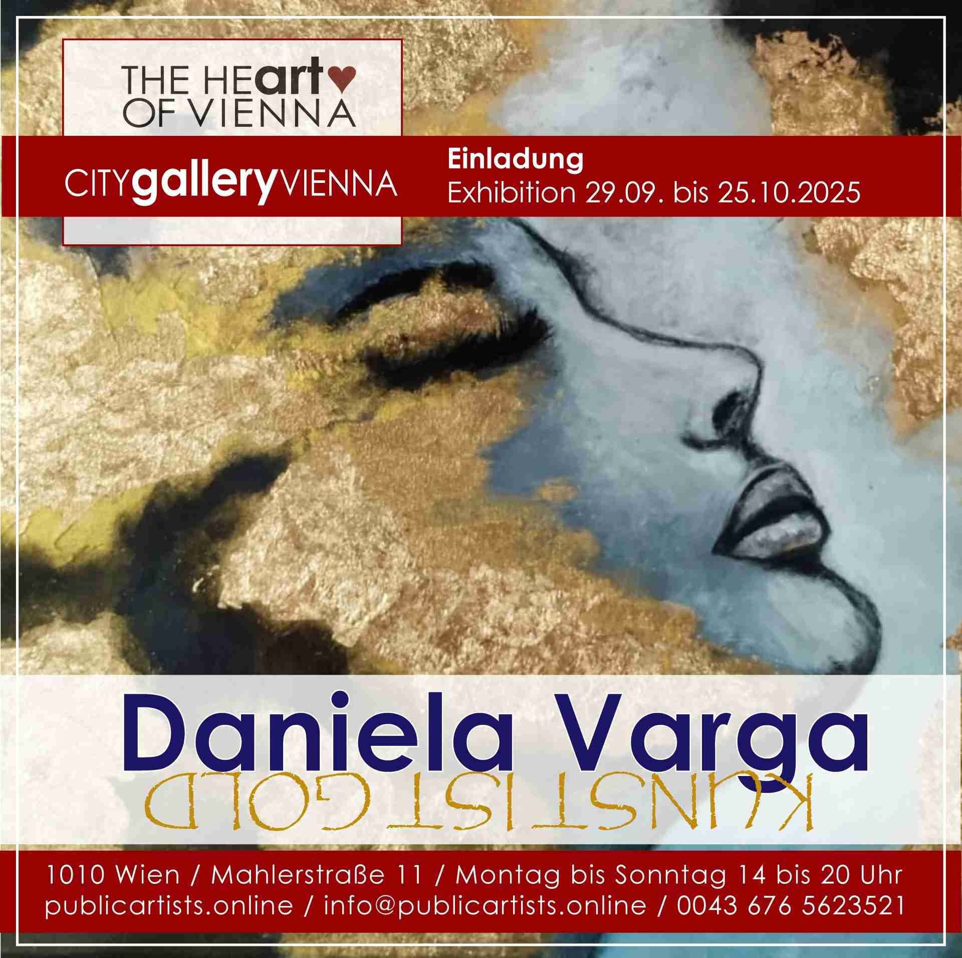 Daniela Varga zeigt KUNST IST GOLD
