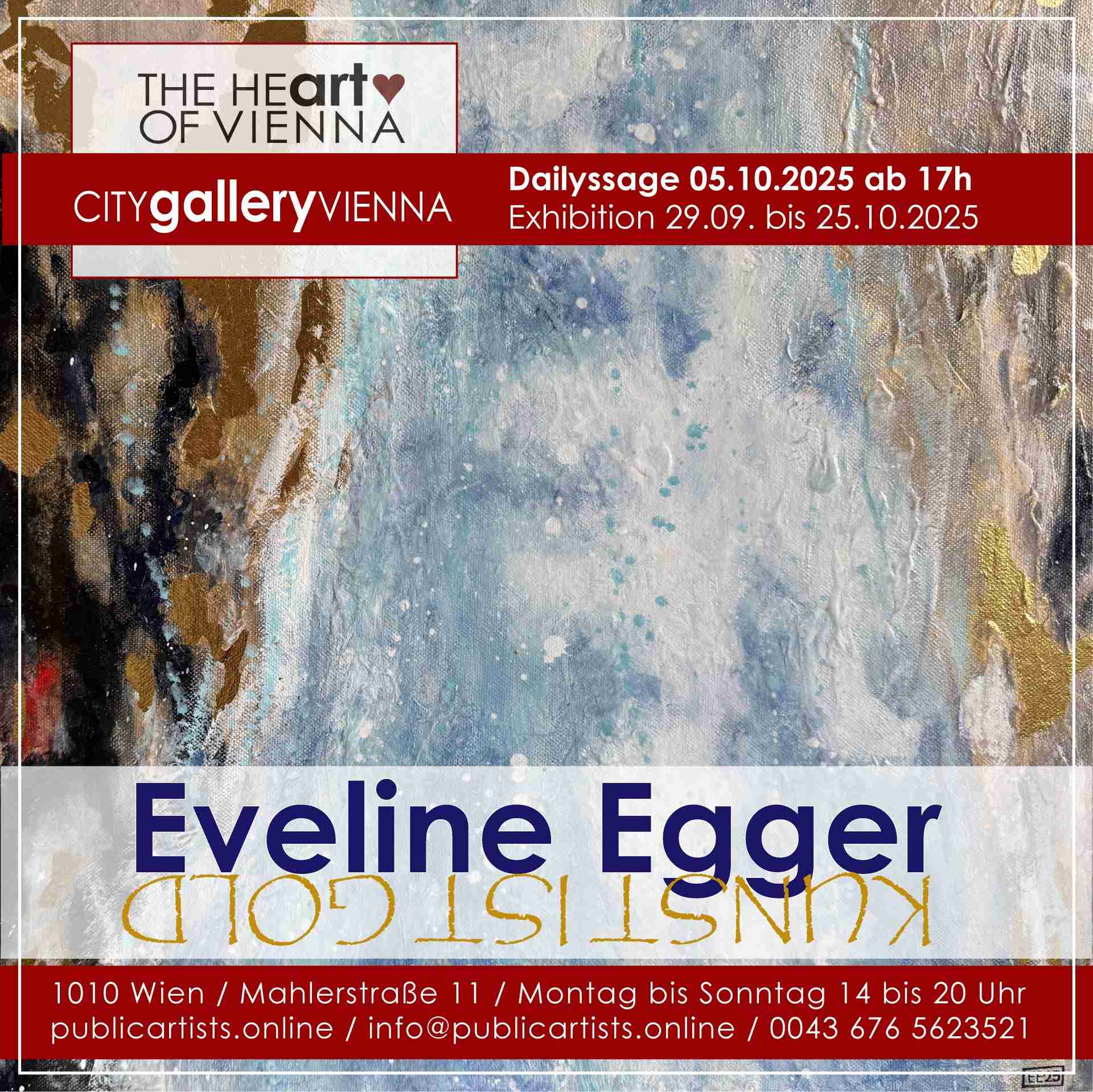 Eveline Egger zeigt KUNST IST GOLD