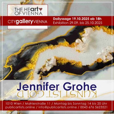 Jennifer Grohe zeigt KUNST IST GOLD