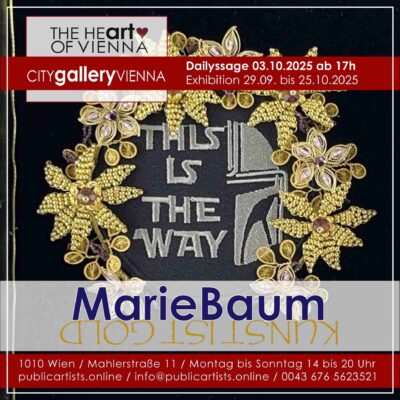 MarieBaum zeigt KUNST IST GOLD