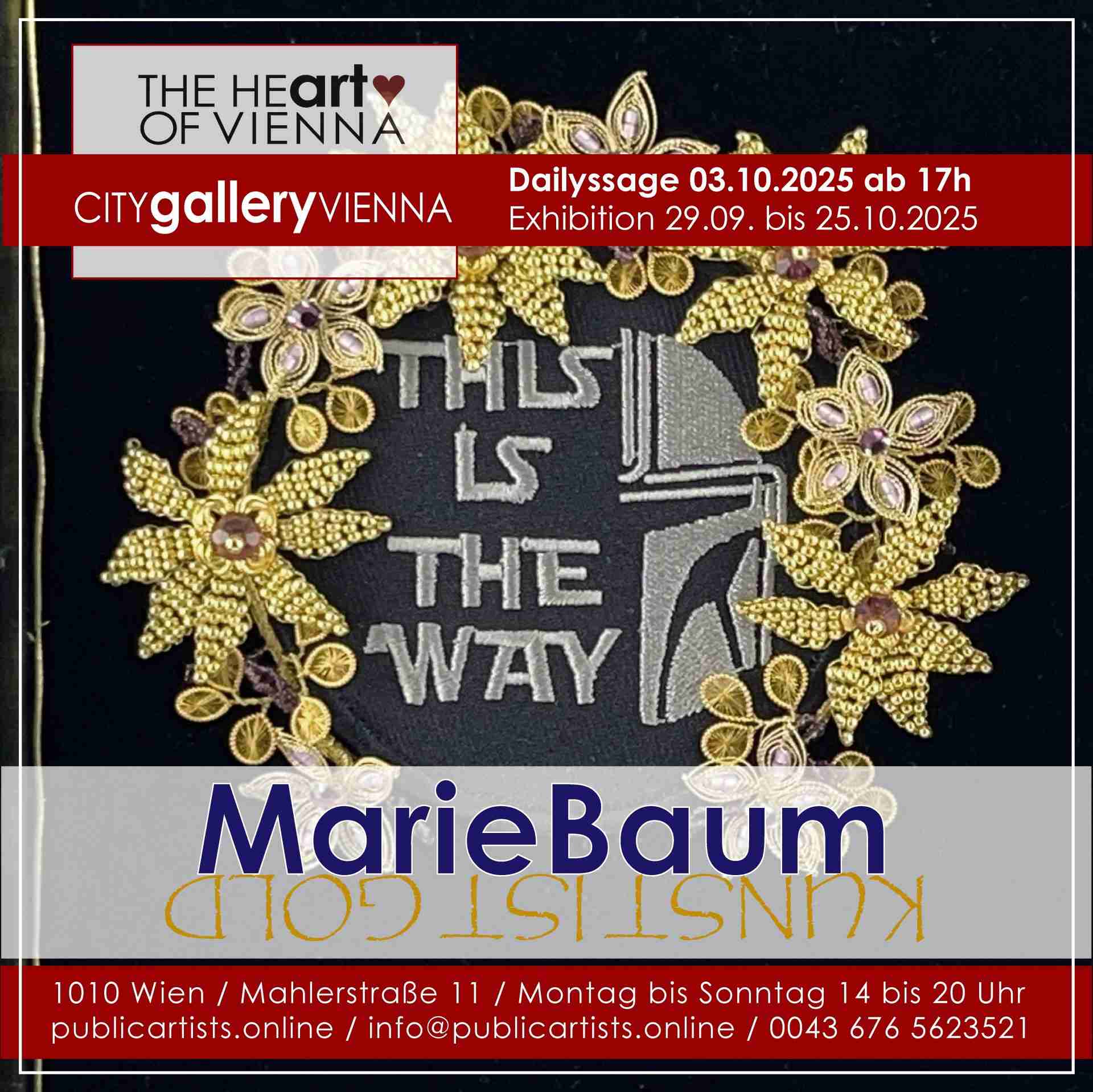 MarieBaum zeigt KUNST IST GOLD