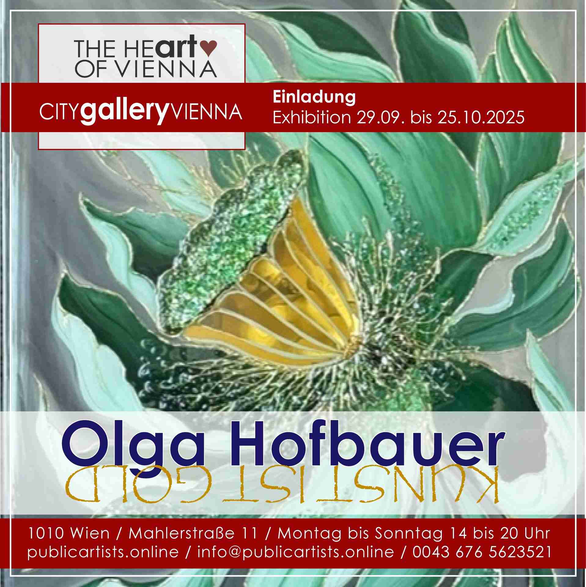 Olga Hofbauer zeigt KUNST IST GOLD
