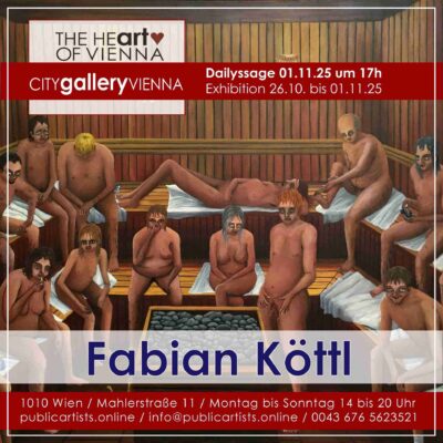 Fabian Köttl in der CITYgalleryVIENNA