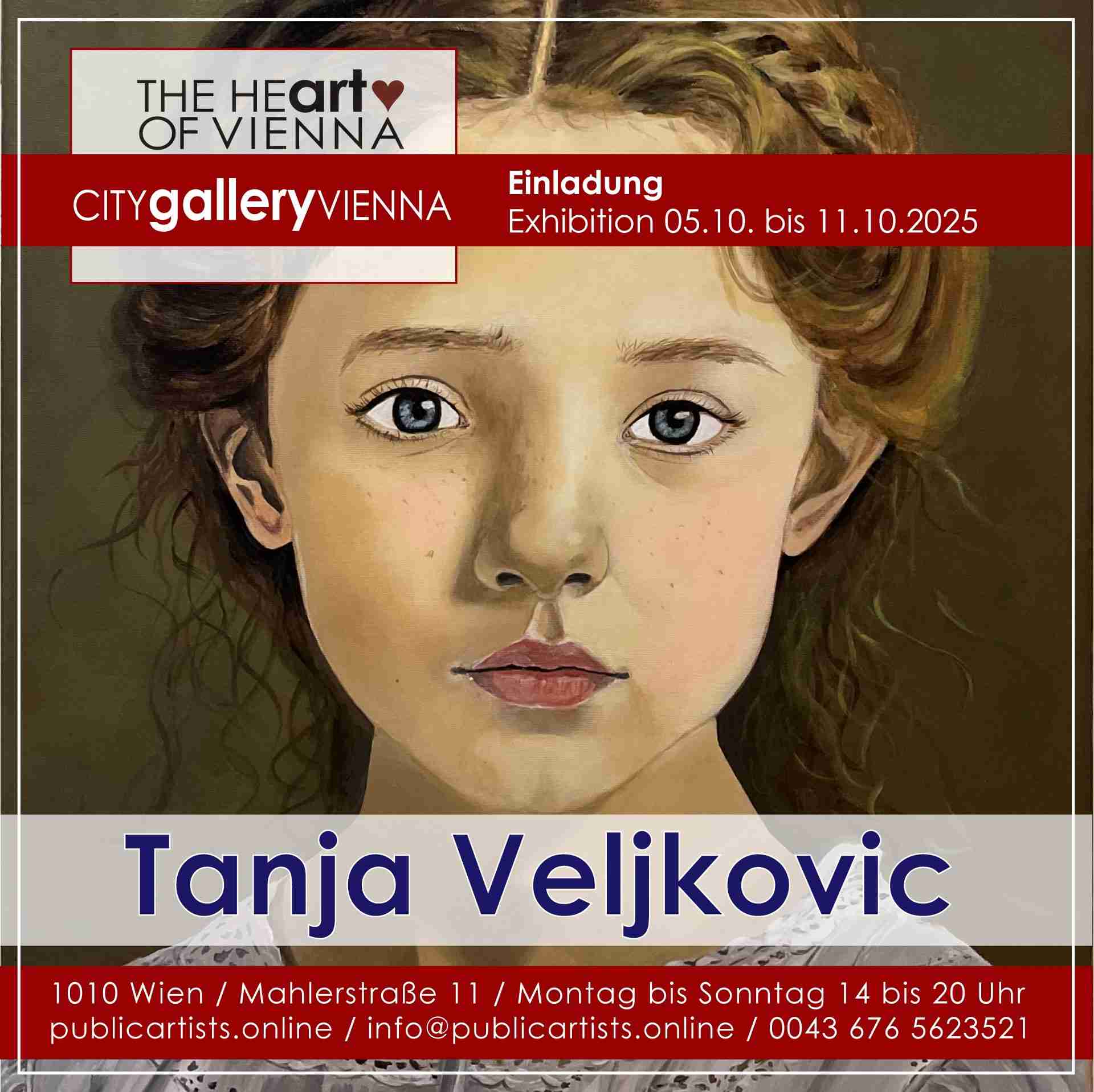 Tanja Veljkovic in der CITYgalleryVIENNA