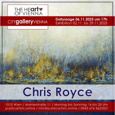 Chris Royce in der CITYgalleryVIENNA