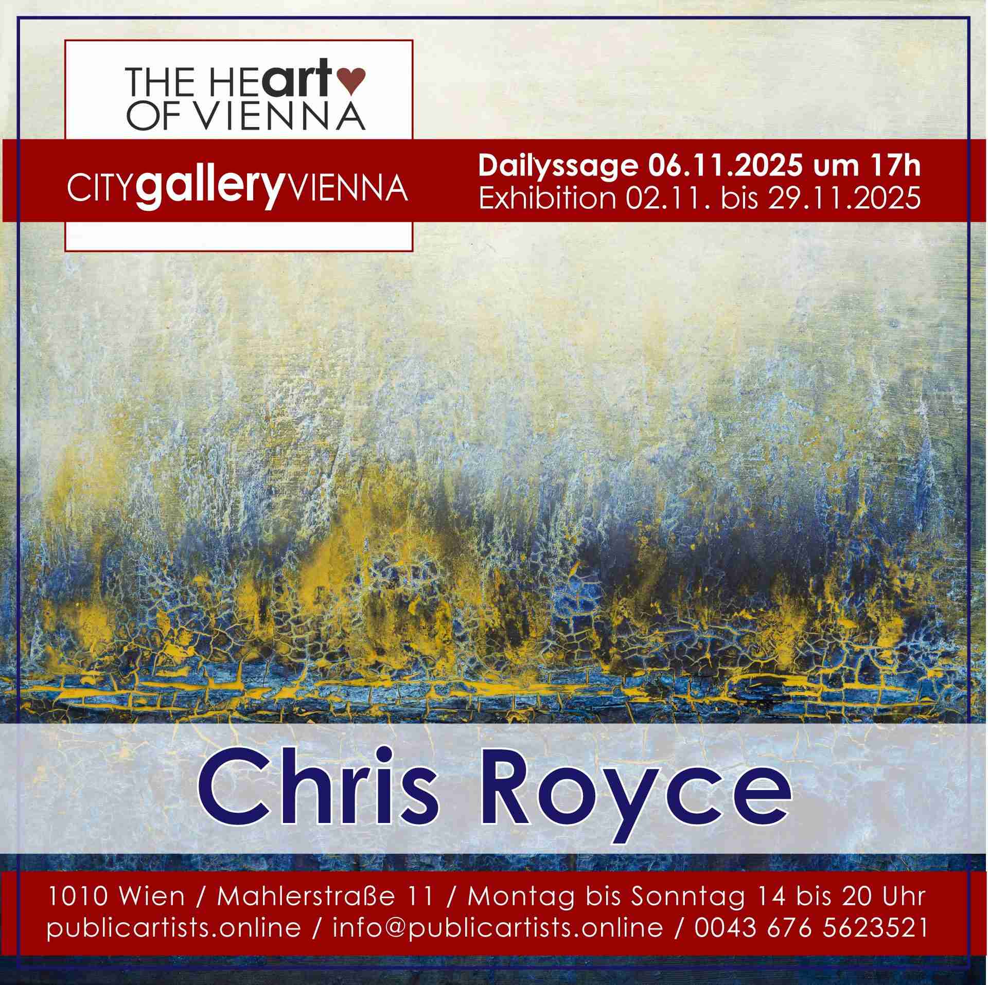 Крис Ройс в CITYgalleryVIENNA