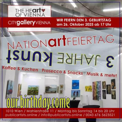 3rd birthday of CITYgalleryVIENNA