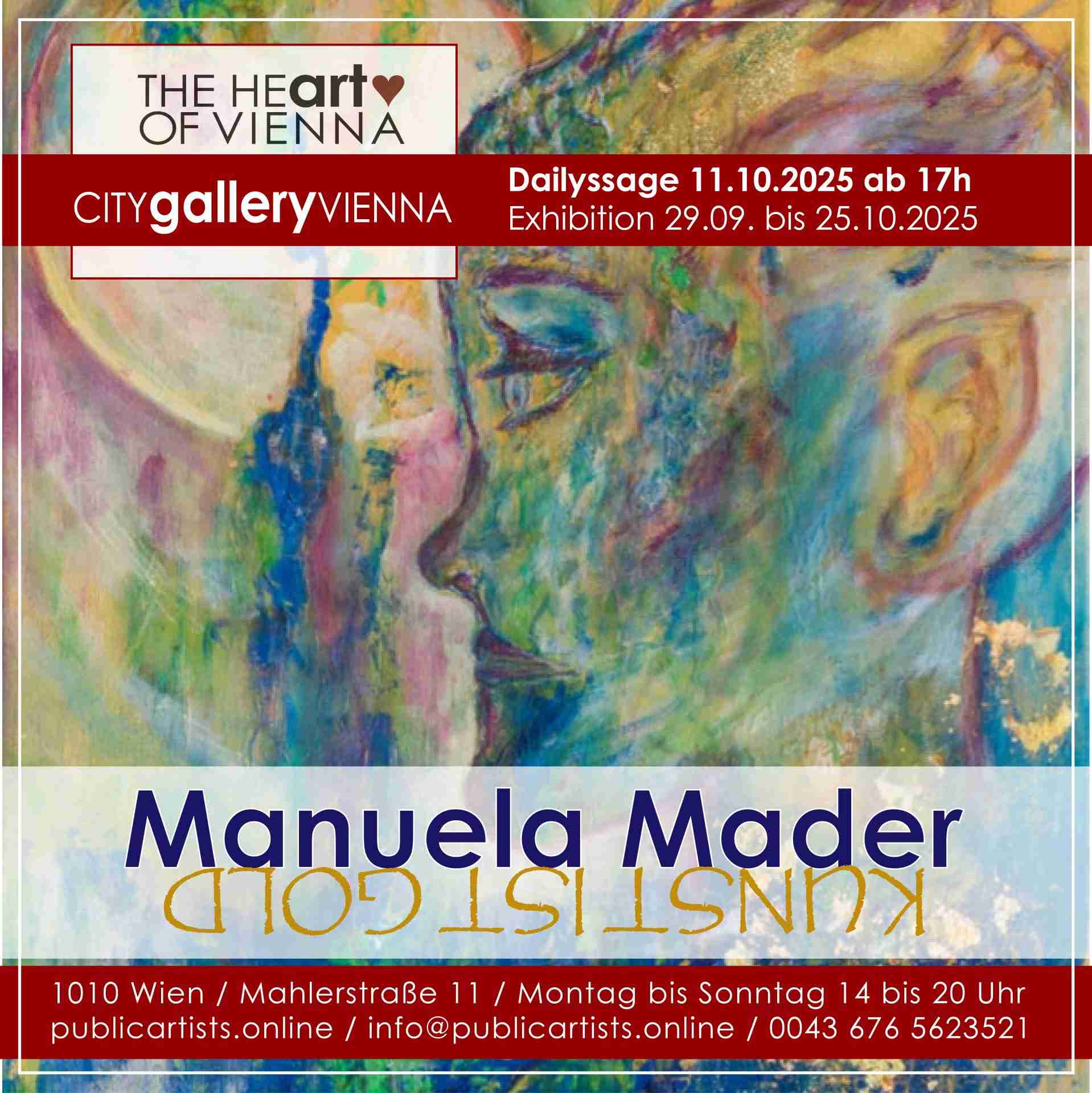 Manuela Mader zeigt KUNST IST GOLD