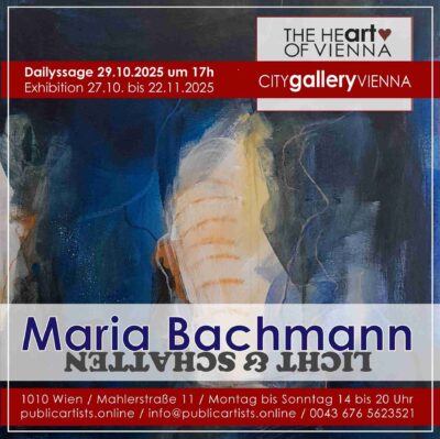 Maria Bachmann shows LICHT & SCHATTEN