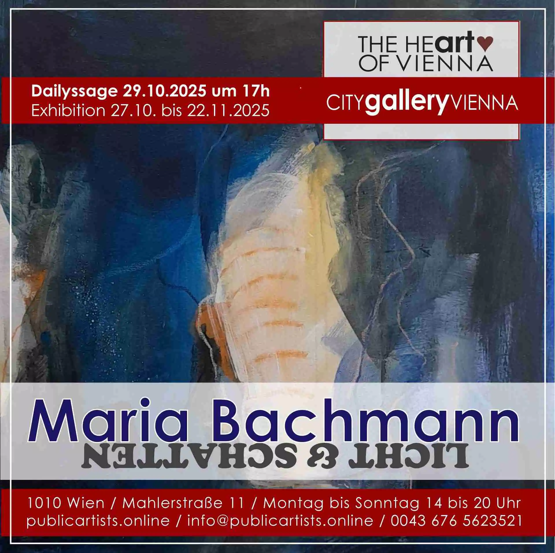 Maria Bachmann shows LICHT & SCHATTEN