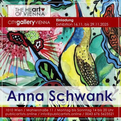 Anna Schwank in the CITYgalleryVIENNA