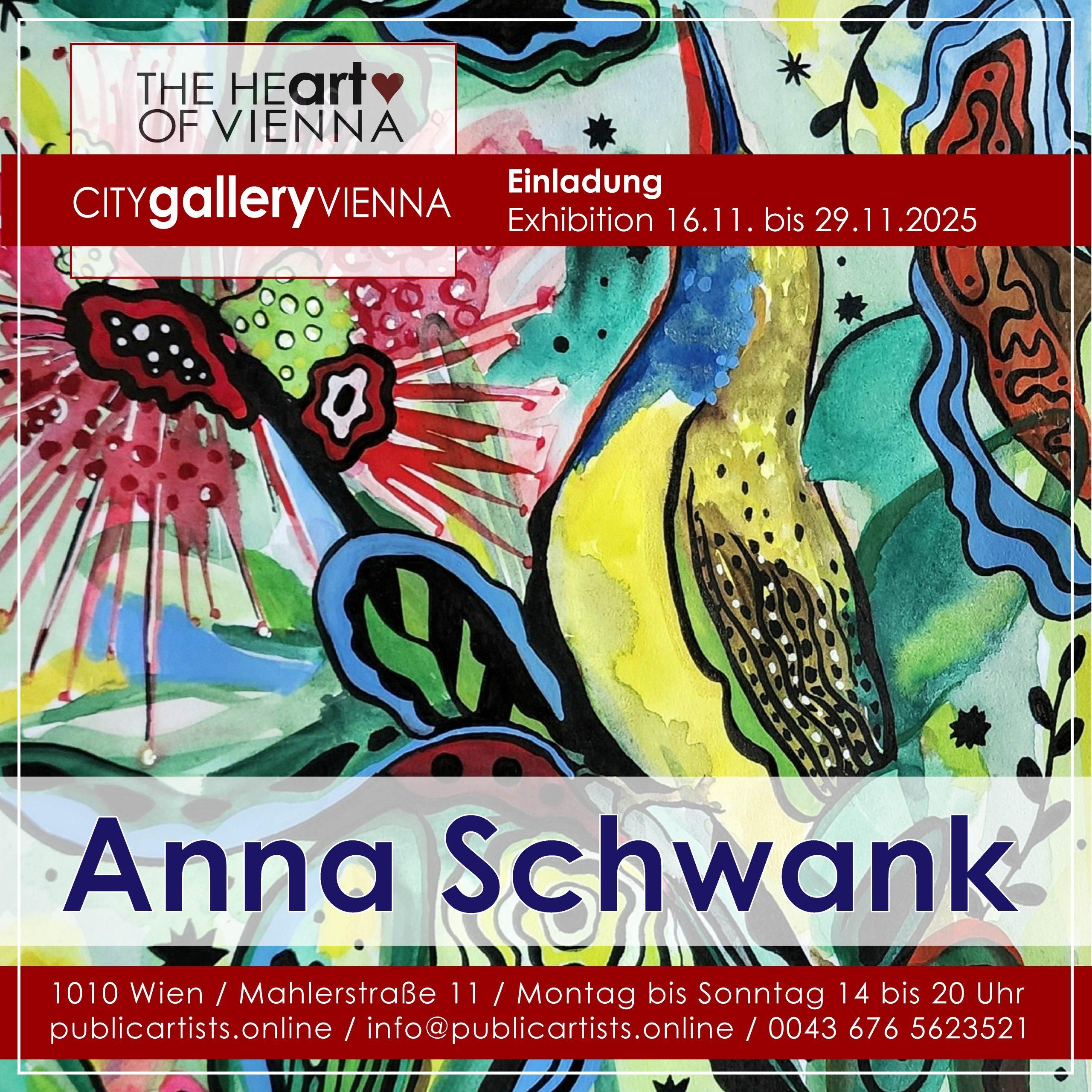 Anna Schwank in der CITYgalleryVIENNA