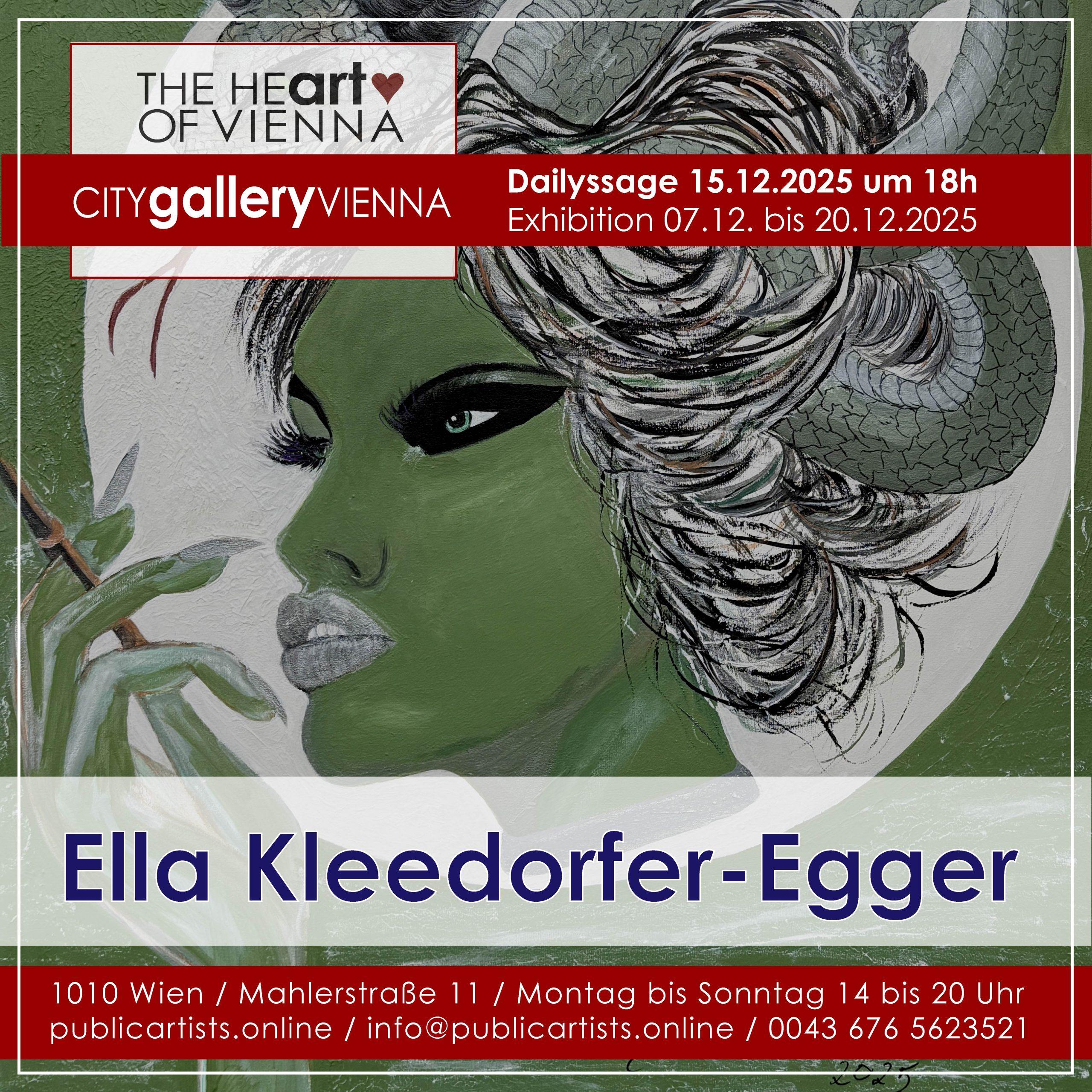 Ella Kleehofer-Egger in der CITYgalleryVIENNA