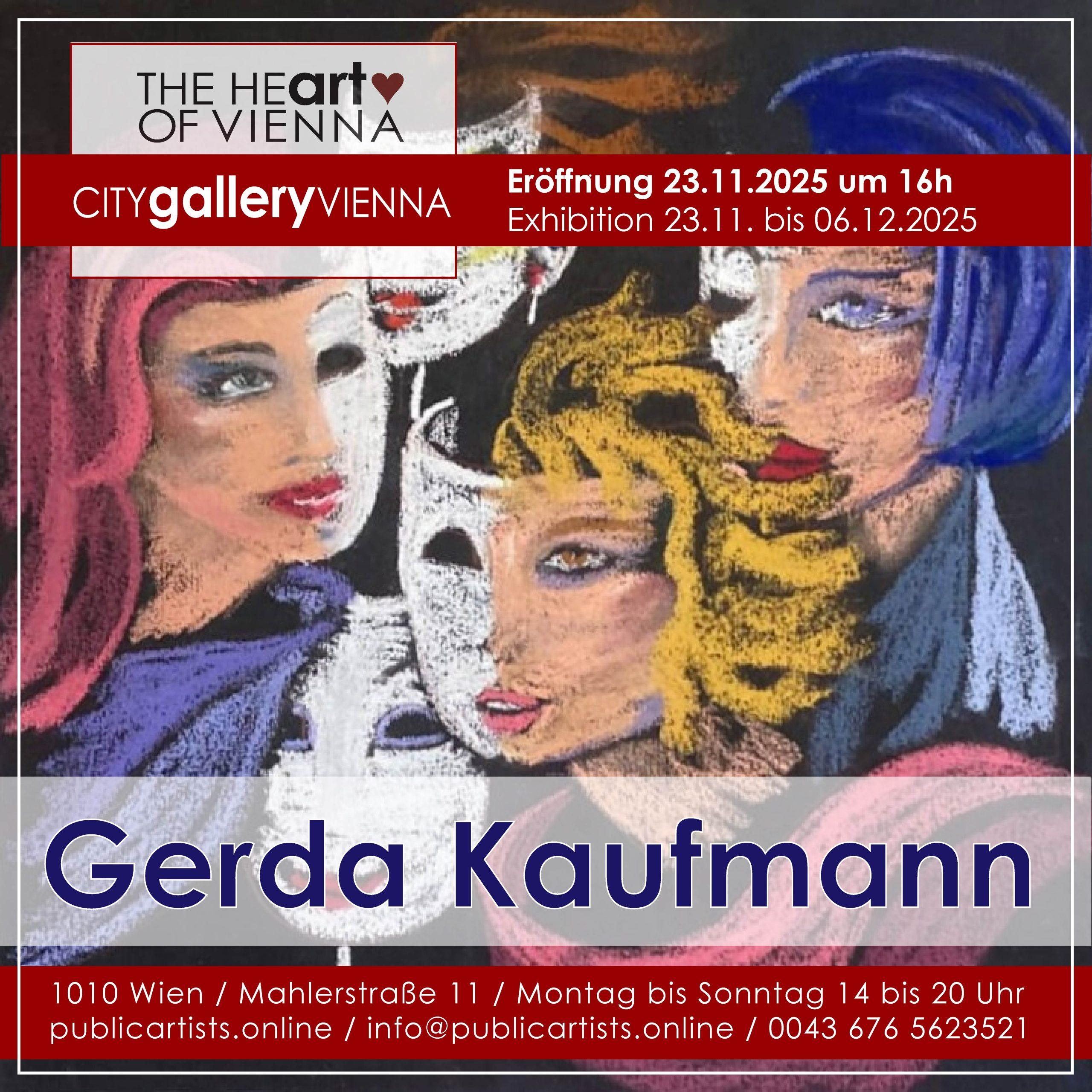Gerda Kaufmann in der CITYgalleryVIENNA