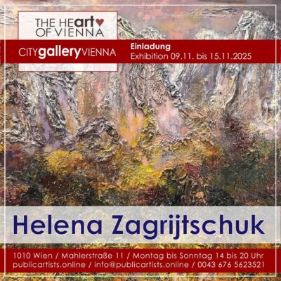 Helena Zagrijtschuk in der CITYgalleryVIENNA