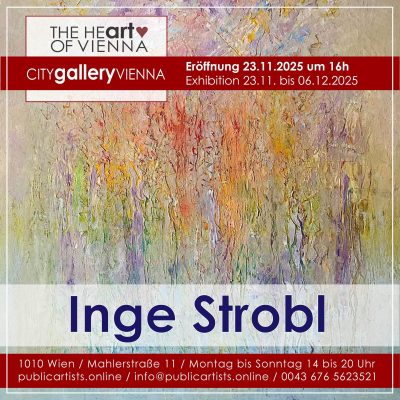 Inge Strobl in der CITYgalleryVIENNA