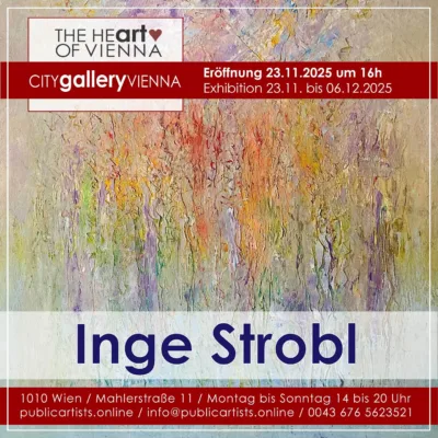 Inge Strobl a CITYgalleryVIENNA-ban