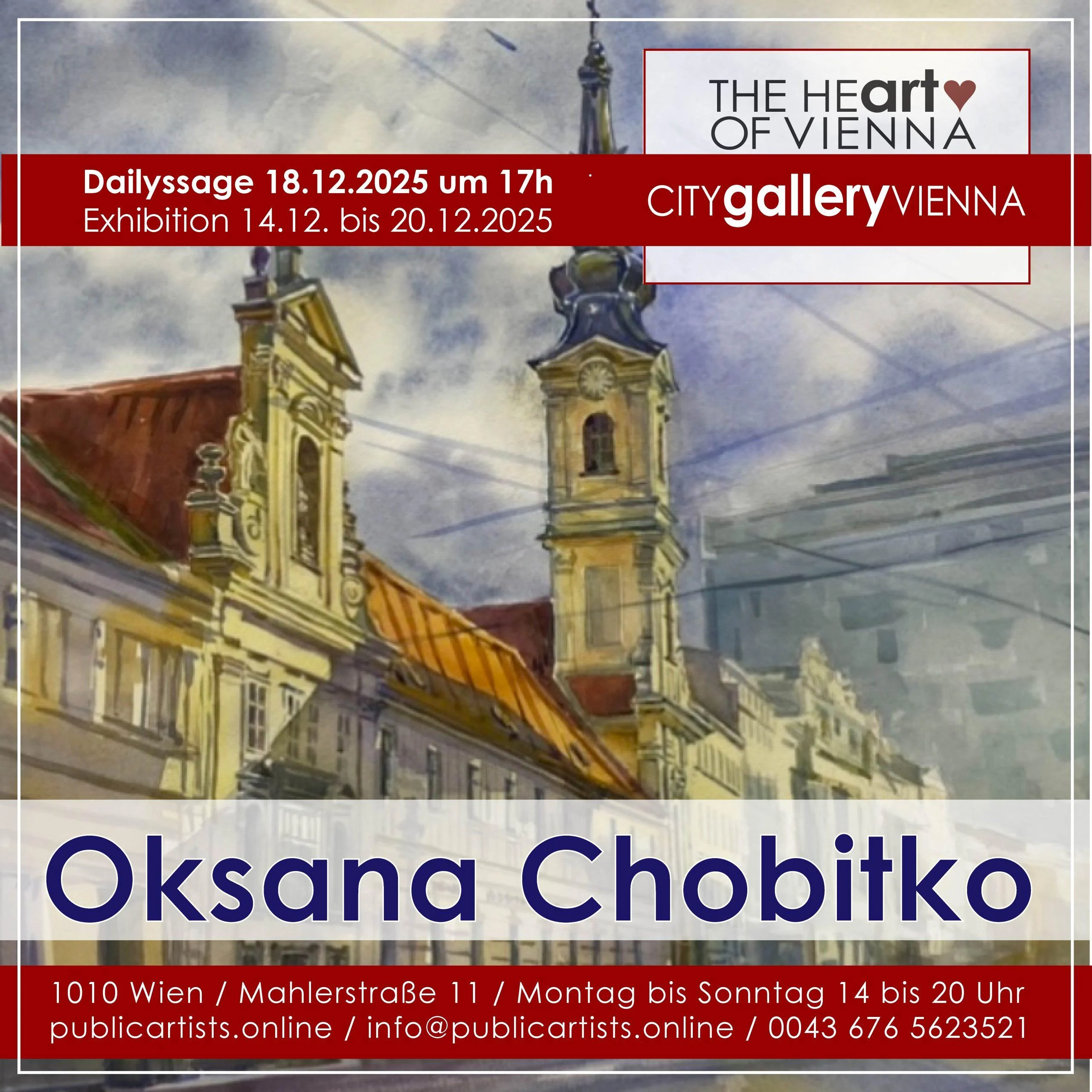 Oksana Chobitko a CITYgalleryVIENNA-ban