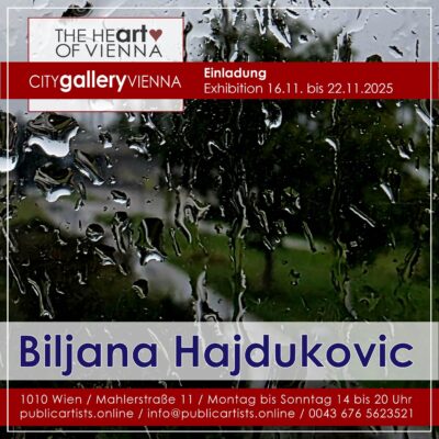 Biljana Hajdukovic in der CITYgalleryVIENNA