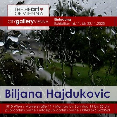 Biljana Hajdukovic in der CITYgalleryVIENNA