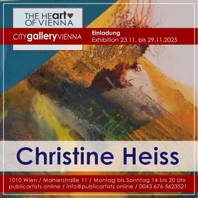 Christine Heiss in der CITYgalleryVIENNA
