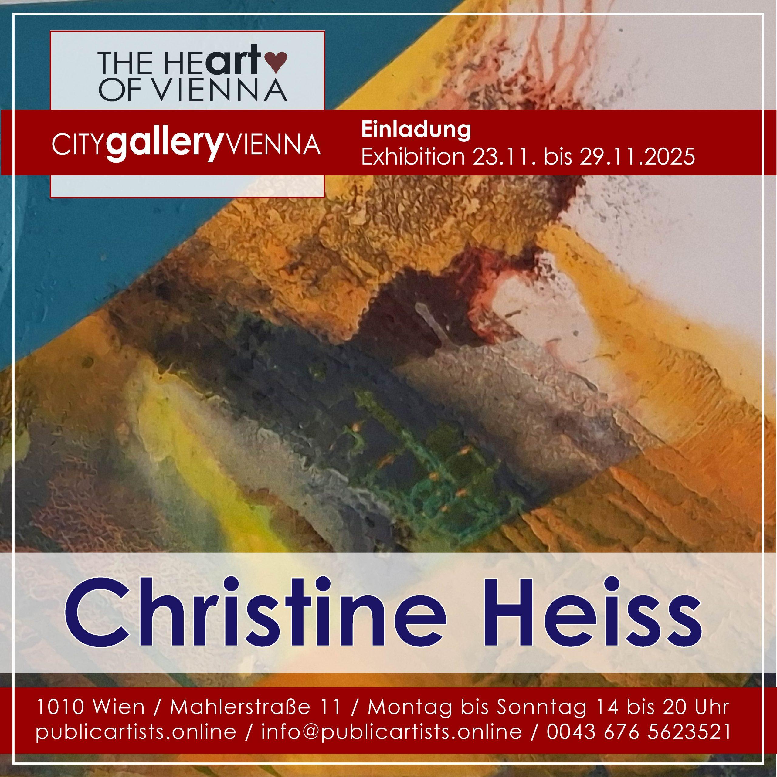 Christine Heiss nella CITYgalleryVIENNA